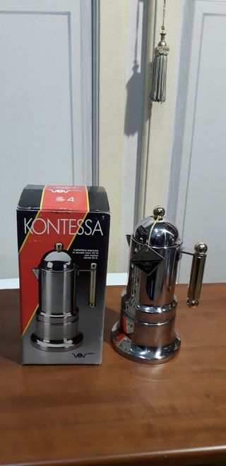 Caffettiera Kontessa 4 tazze. Nuova