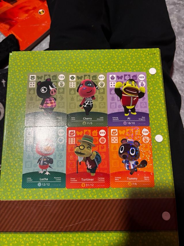 Cartas Amiibo Animal Crossing - Série 1