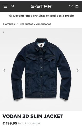 Chaqueta vaquera G star raw