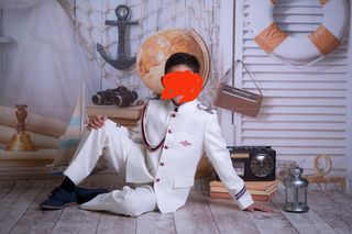 Traje de comunión niño.