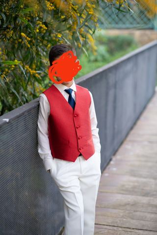 Traje de comunión niño.