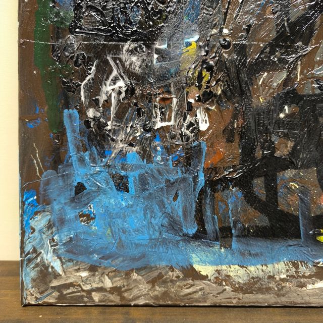 Quadro Arte Astratta • Smalto (44x44 cm)