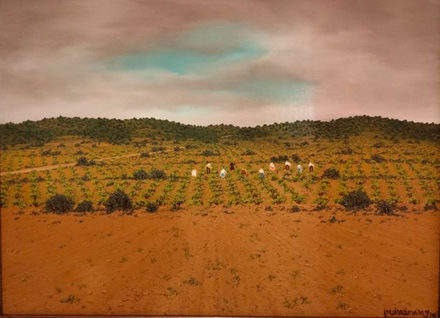 Pintor Pedro Cámara, óleo