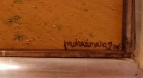 Pintor Pedro Cámara, óleo