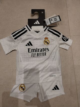 Equipación Real Madrid niño Original
