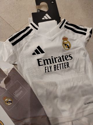 Equipación Real Madrid niño Original