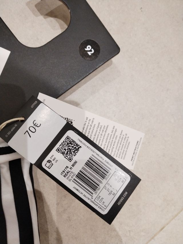 Equipación Real Madrid niño Original