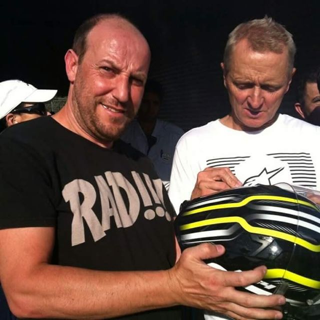 Casco nolan firmado por Kevin schwanz