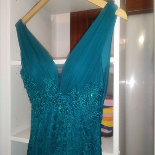 Vestido de gala TURQUESA 