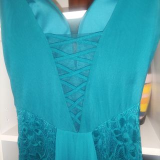 Vestido de gala TURQUESA 