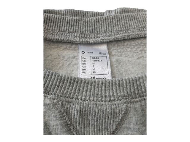 Felpa grigia taglia M donna