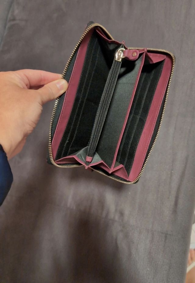 Borsa Tosca blu e portafoglio