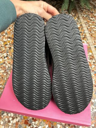 Stivali neri tipo MOU con pelo