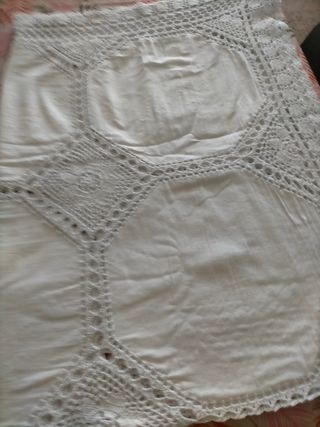 Vintage tovaglia uncinetto 180 x 120