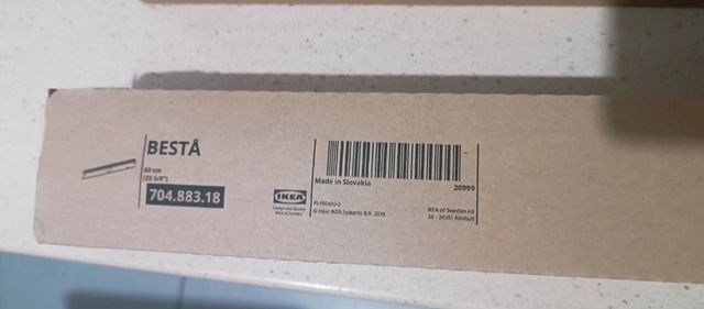 2 binari per mobili Besta ikea