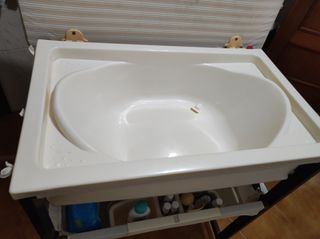 Bañera bebe madera