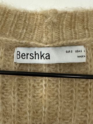 Cardigan de punto Bershka talla S