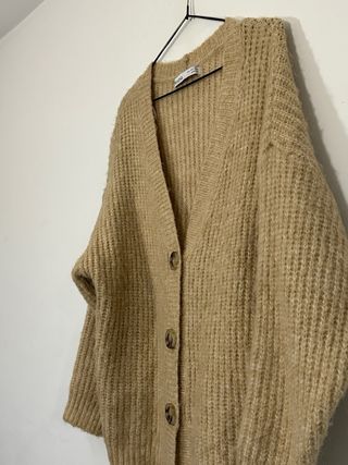 Cardigan de punto Bershka talla S