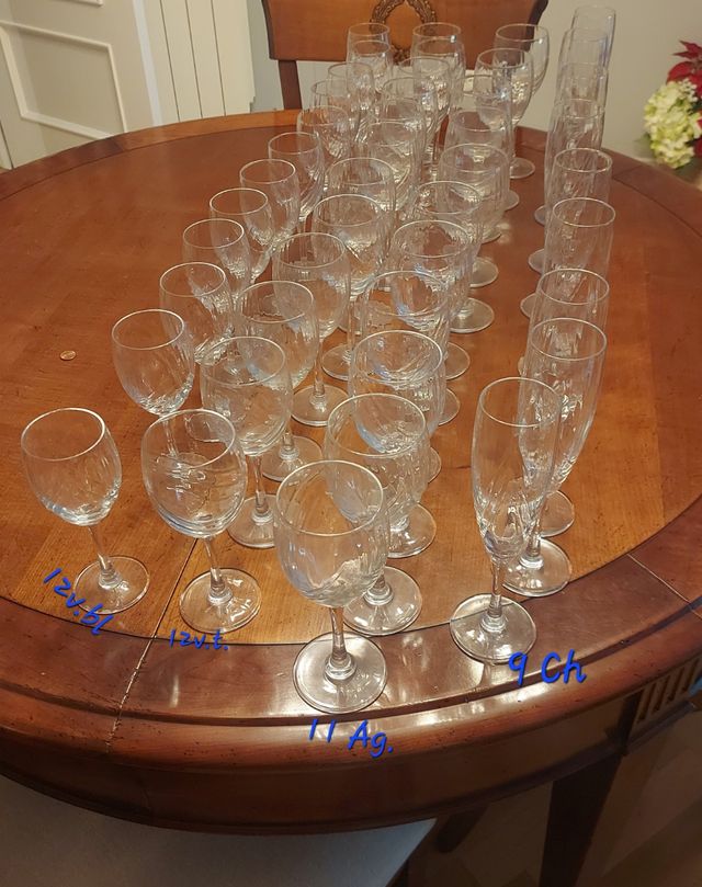 CRISTALERIA TALLADA 44 PIEZAS