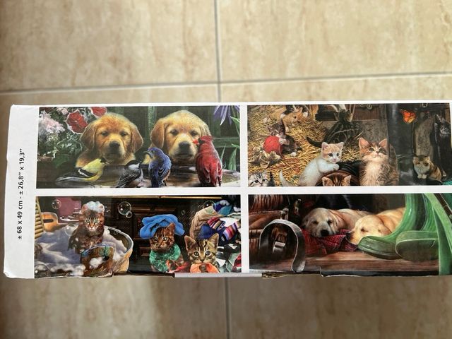 Set 4 puzzles de 1000 piezas