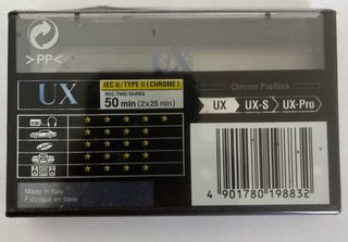 Cassete Sony selada C-50 UX