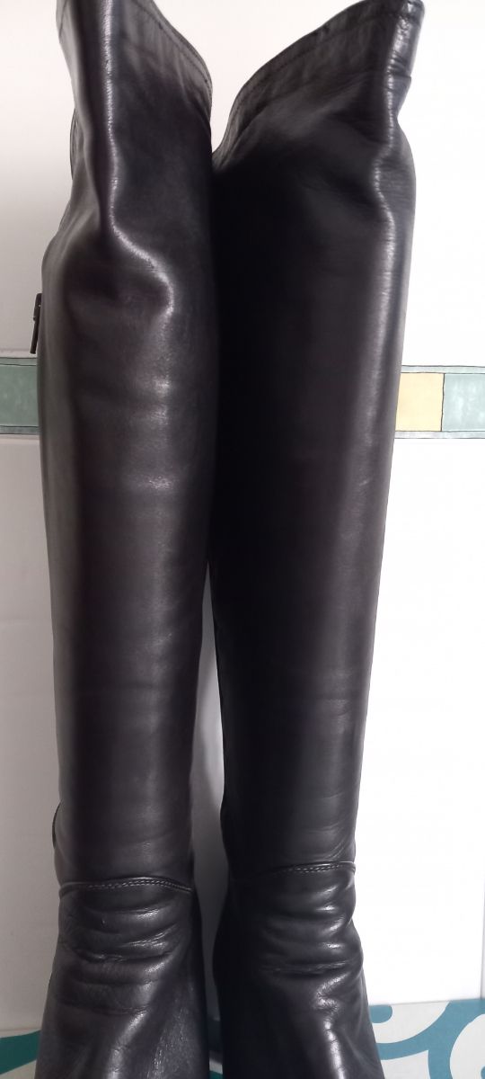 Botas mosqueteras piel N°39