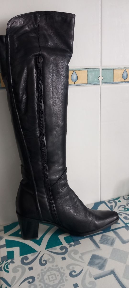 Botas mosqueteras piel N°39