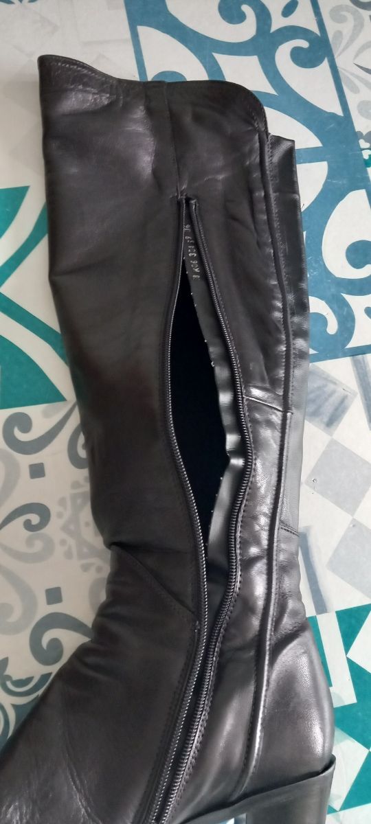 Botas mosqueteras piel N°39