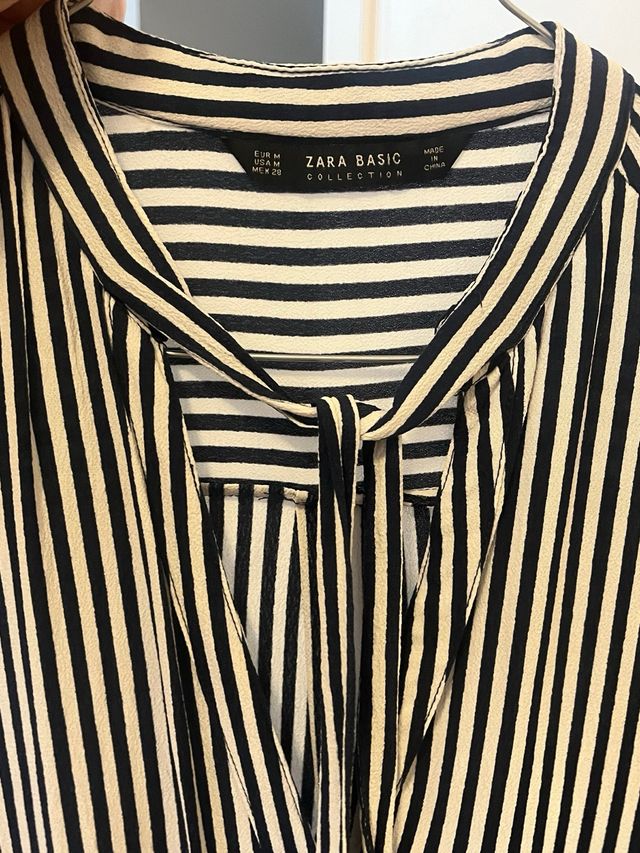 Camicia donna a righe Zara