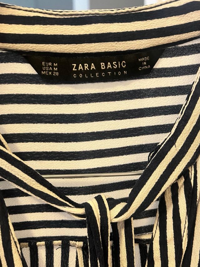 Camicia donna a righe Zara