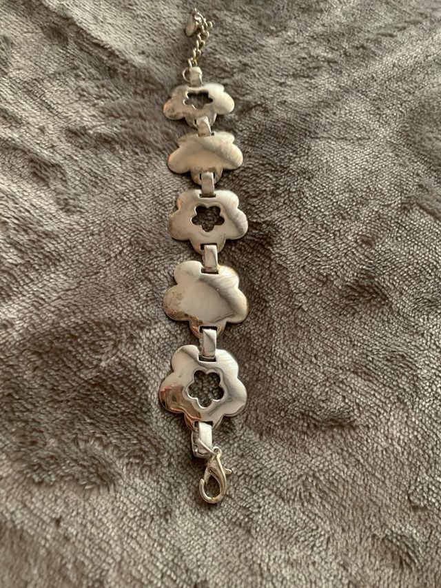 Pulsera plateada