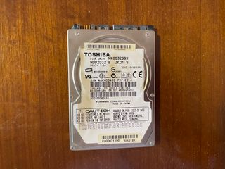 Disco Duro Toshiba MK8032GSX Especial Portátil