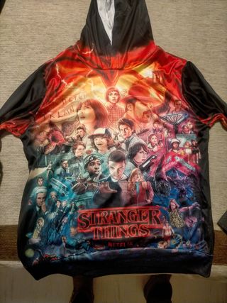 Sudadera de stranger things tela fina