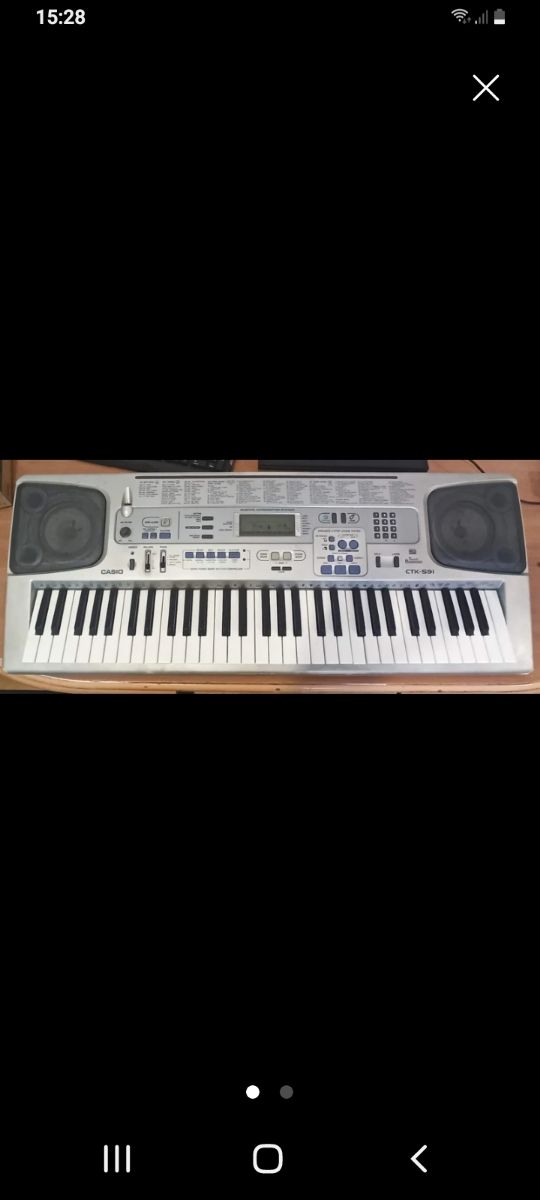 Teclado casio ctk-591