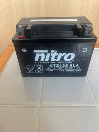 Bateria de moto nitro 