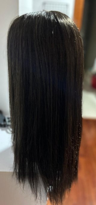 Peluca pelo natural y sintético