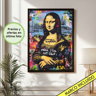 Cuadro Mona Lisa Pop - Cuadro Gioconda Moderno