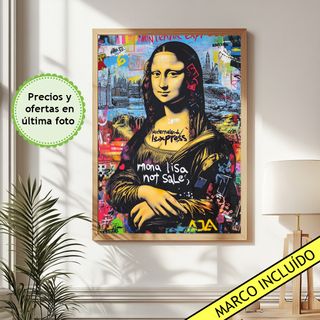 Cuadro Mona Lisa Pop - Cuadro Gioconda Moderno