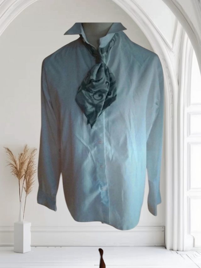 Camicia elegante con cravatta uomo L