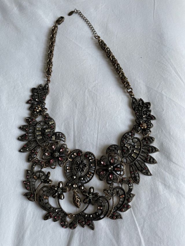 Collar latón envejecido Zara