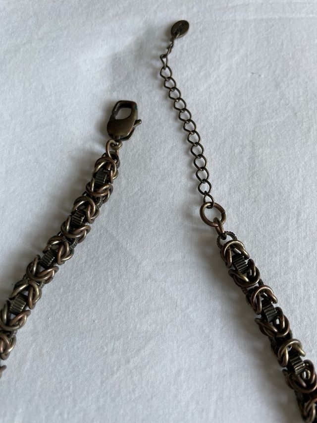 Collar latón envejecido Zara