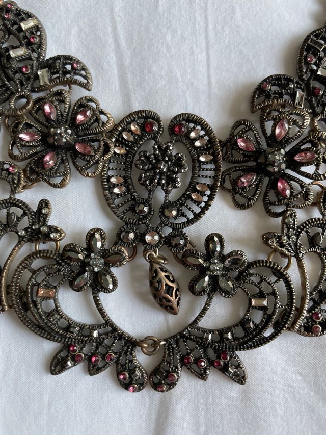 Collar latón envejecido Zara