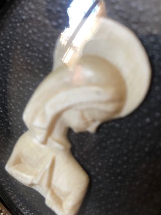 Antigua pareja cuadros relicario