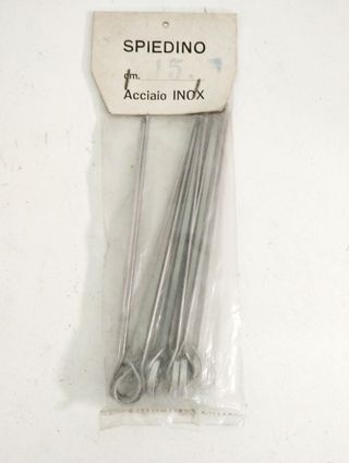 Spiedini in acciaio inox cm 15