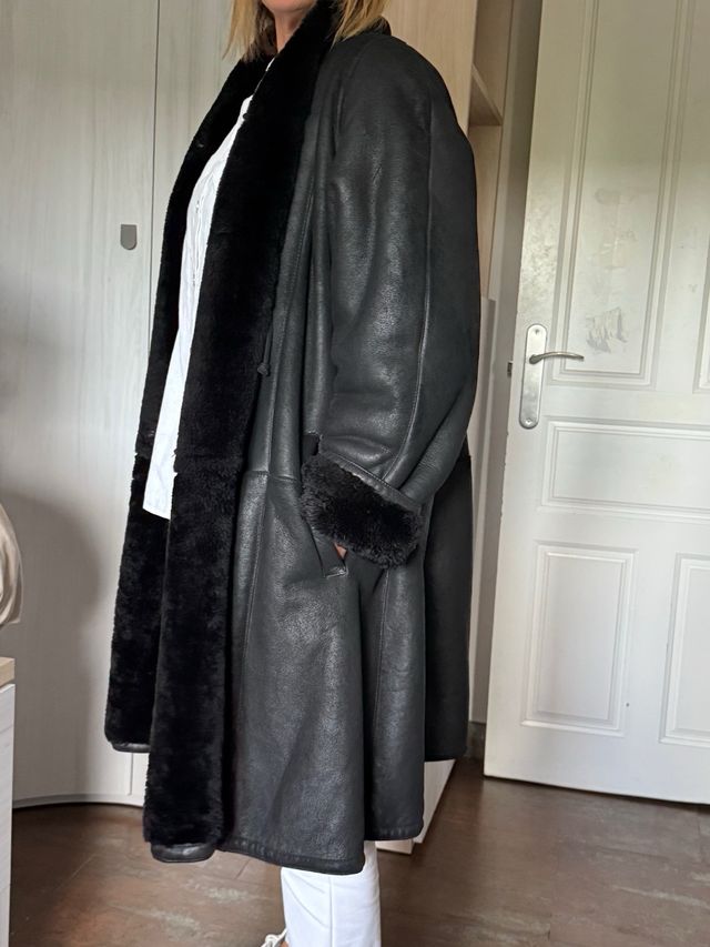 Abrigo Piel de cordero y borrego