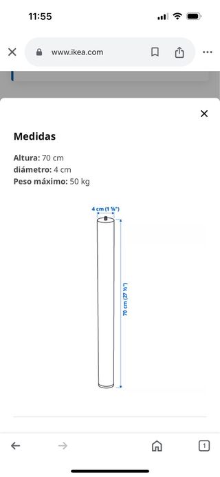 Patas escritorio ikea 