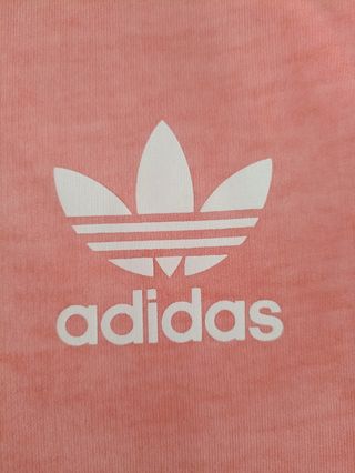 Sudadera Adidas mujer clasica rosa degradado
