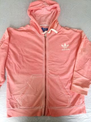 Sudadera Adidas mujer clasica rosa degradado