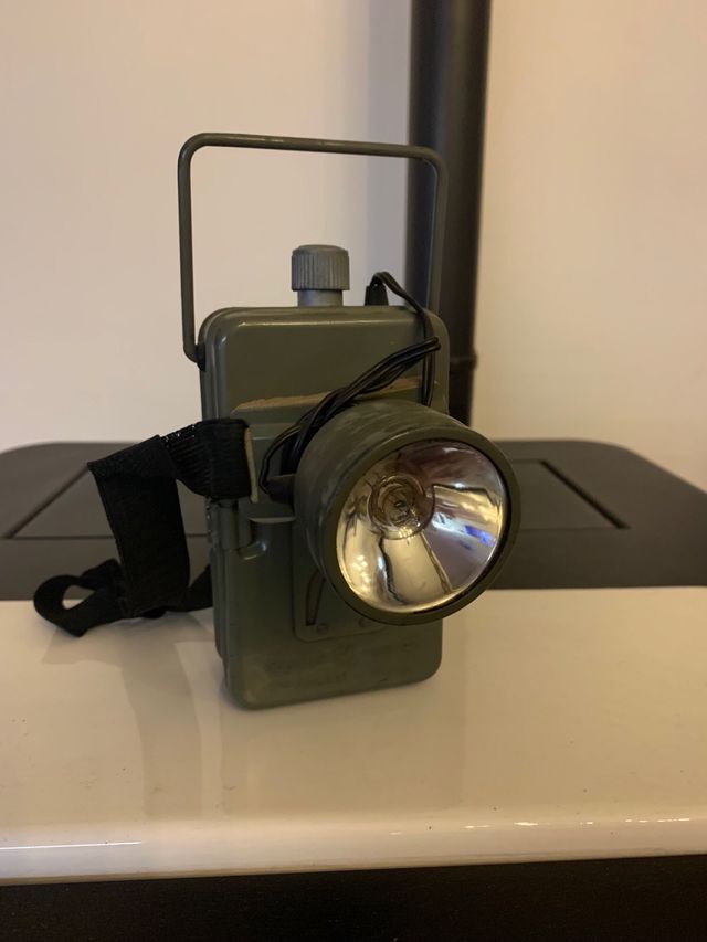 Torcia militare vintage da collezione