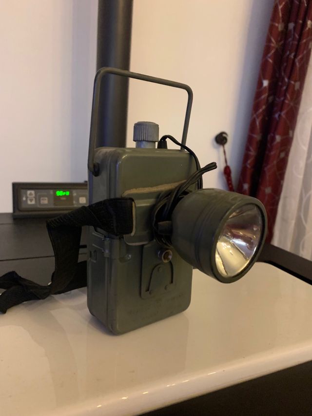 Torcia militare vintage da collezione